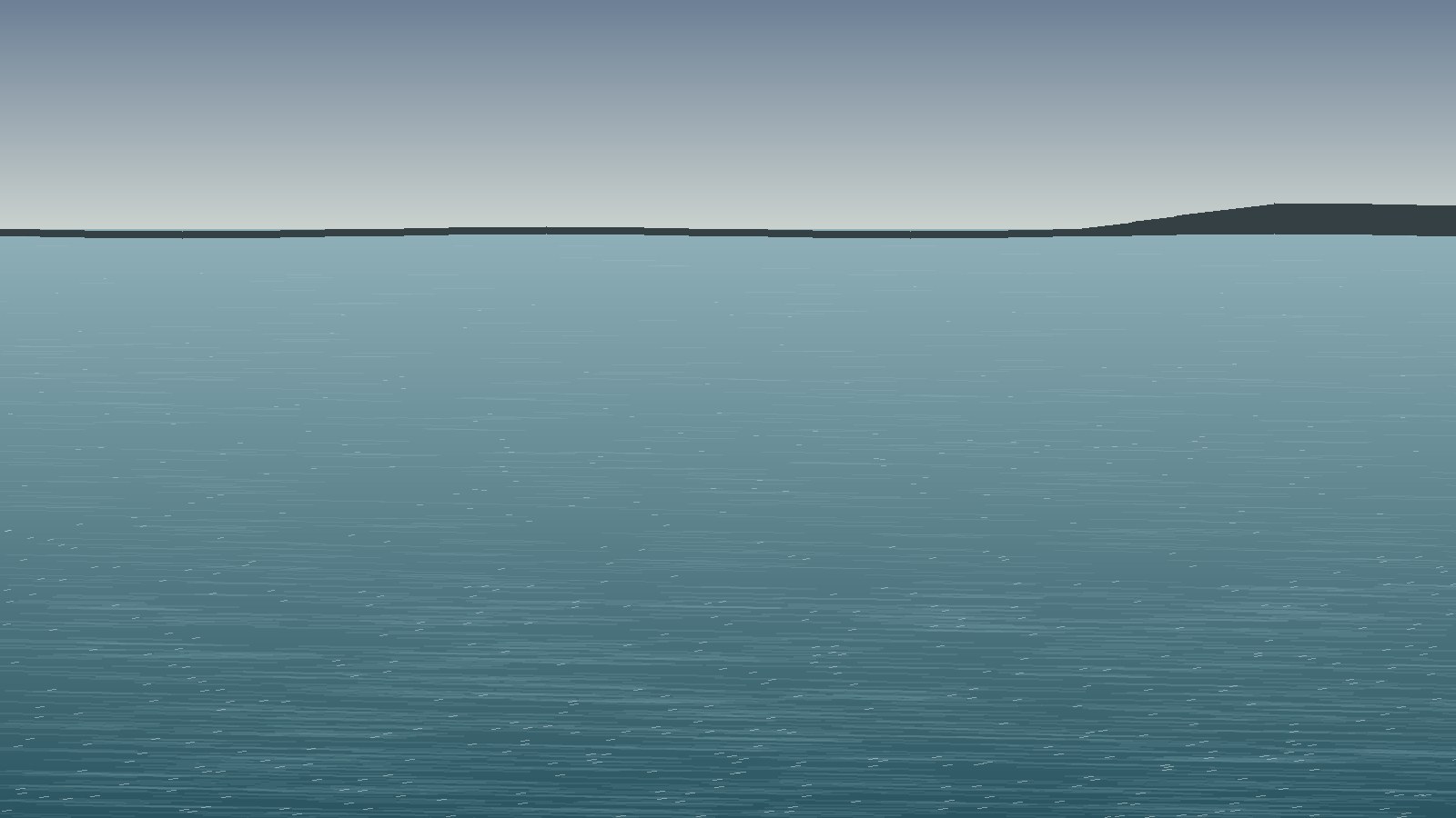 A calm lake shore under a bright sky with a low fell rising on the far side, the kind of gentle launch a beginner looks for.
