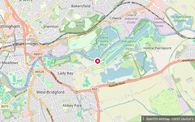 Colwick Sluices put-in