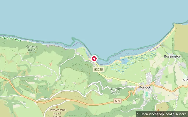 Porlock Weir beach slipway