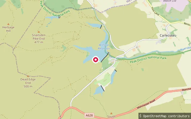 Winscar Reservoir put-in (Dunford Bridge)