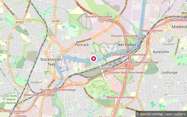 Tees Barrage White Water Course put-in