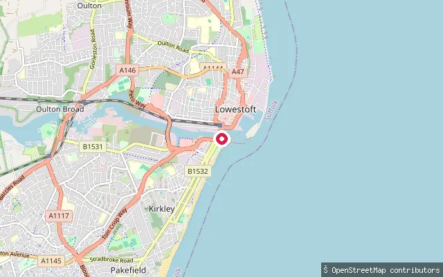 Lowestoft Harbour put-in (South Basin)