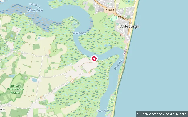 Sudbourne Marshes launch point, River Alde