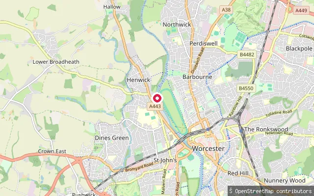 Pitchcroft canoe put-in (Worcester)