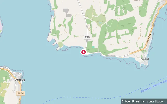 Toward put-in (Port Lamont)