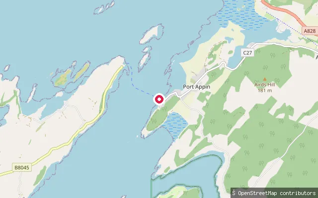 Port Appin pier, The Point crossing