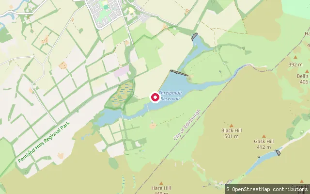 Threipmuir Reservoir slipway (Balerno)