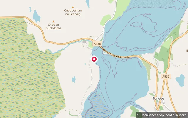 Kyle of Tongue causeway slipway, Melness side