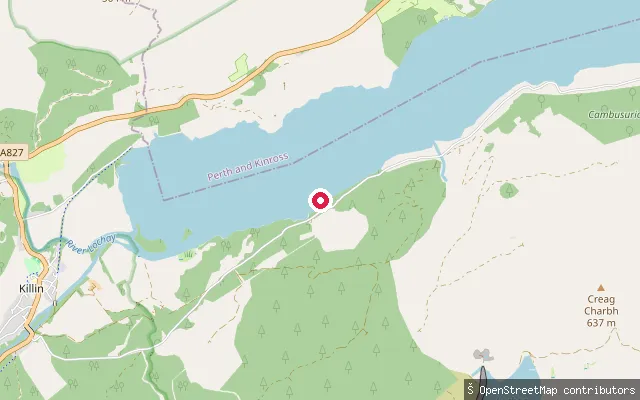 Firbush Point slipway, east (Loch Tay)