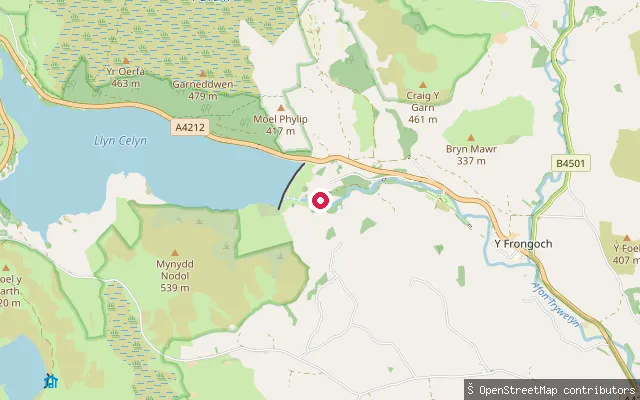 Afon Tryweryn put-in, upper course