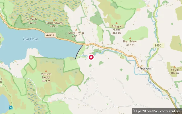 Afon Tryweryn put-in, upper course