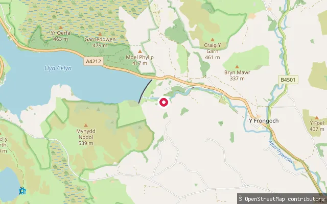 Afon Tryweryn put-in, near Llidiardau