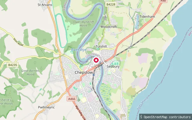 Chepstow slipway, The Back