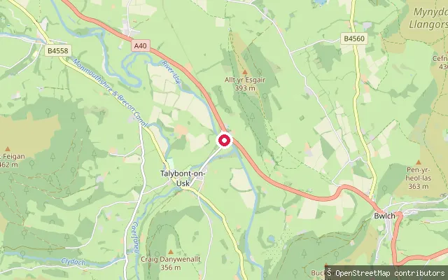 Gilestone Put-in, River Usk