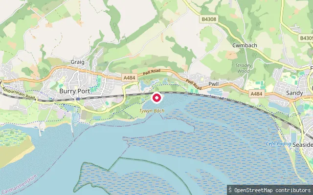 Pwll slipway, Millennium Coastal Path