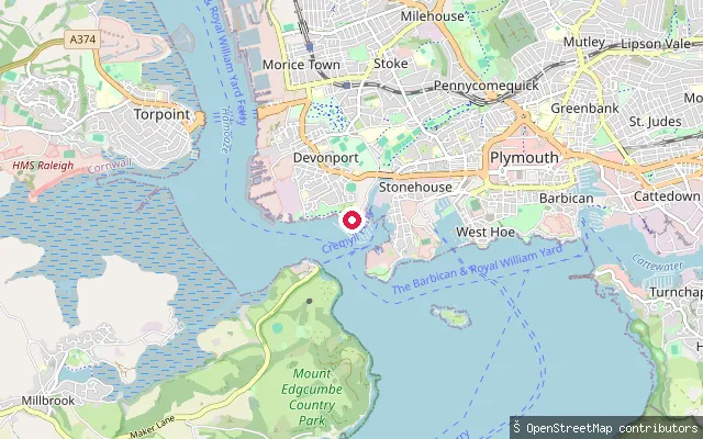 Drake's Island put-in (Plymouth)