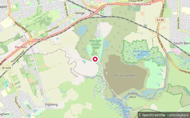 Vange Creek put-in, Wat Tyler Country Park