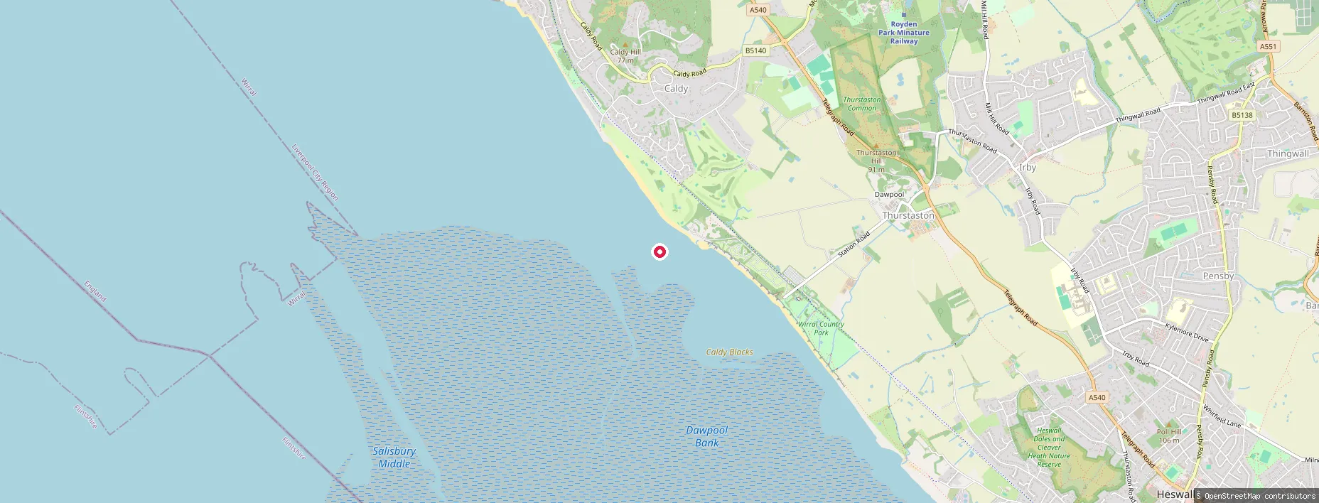 Caldy put-in